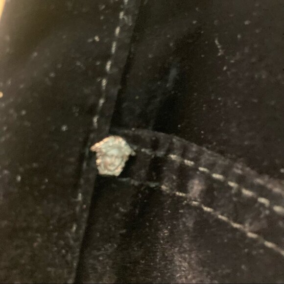 VERSACE JEANS COUTURE Sz 32 Velvet Made in Italy Jeans - Picture 4 of 10